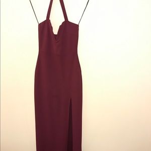 Burgundy Formal Dress